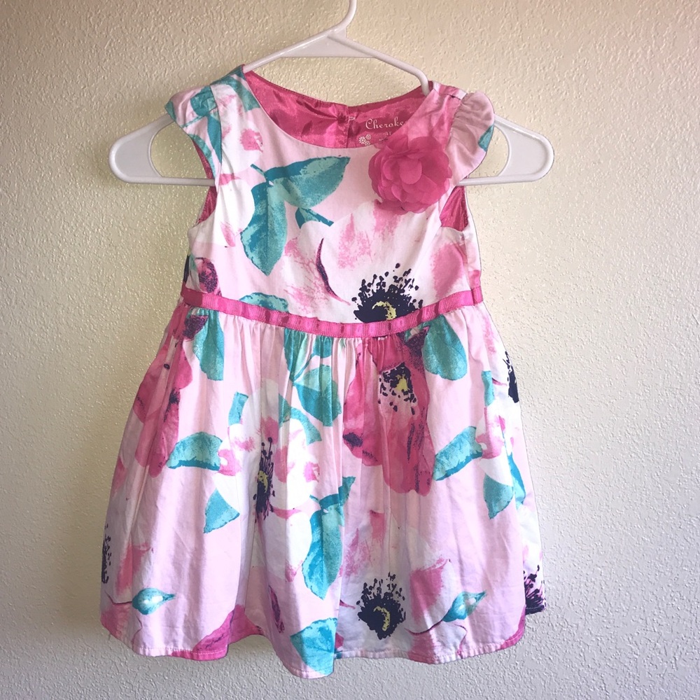 Flowered Girls Dress